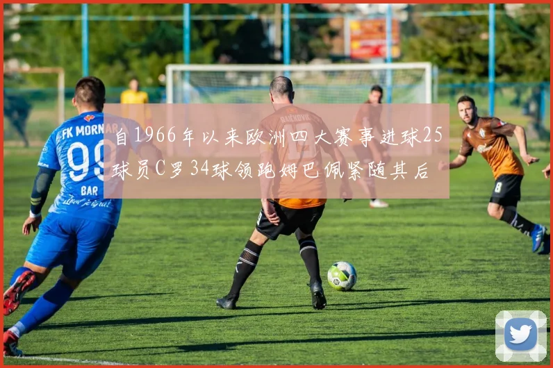 自1966年以来欧洲四大赛事进球25球员C罗34球领跑姆巴佩紧随其后